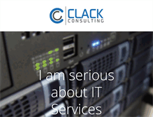 Tablet Screenshot of clackconsulting.com